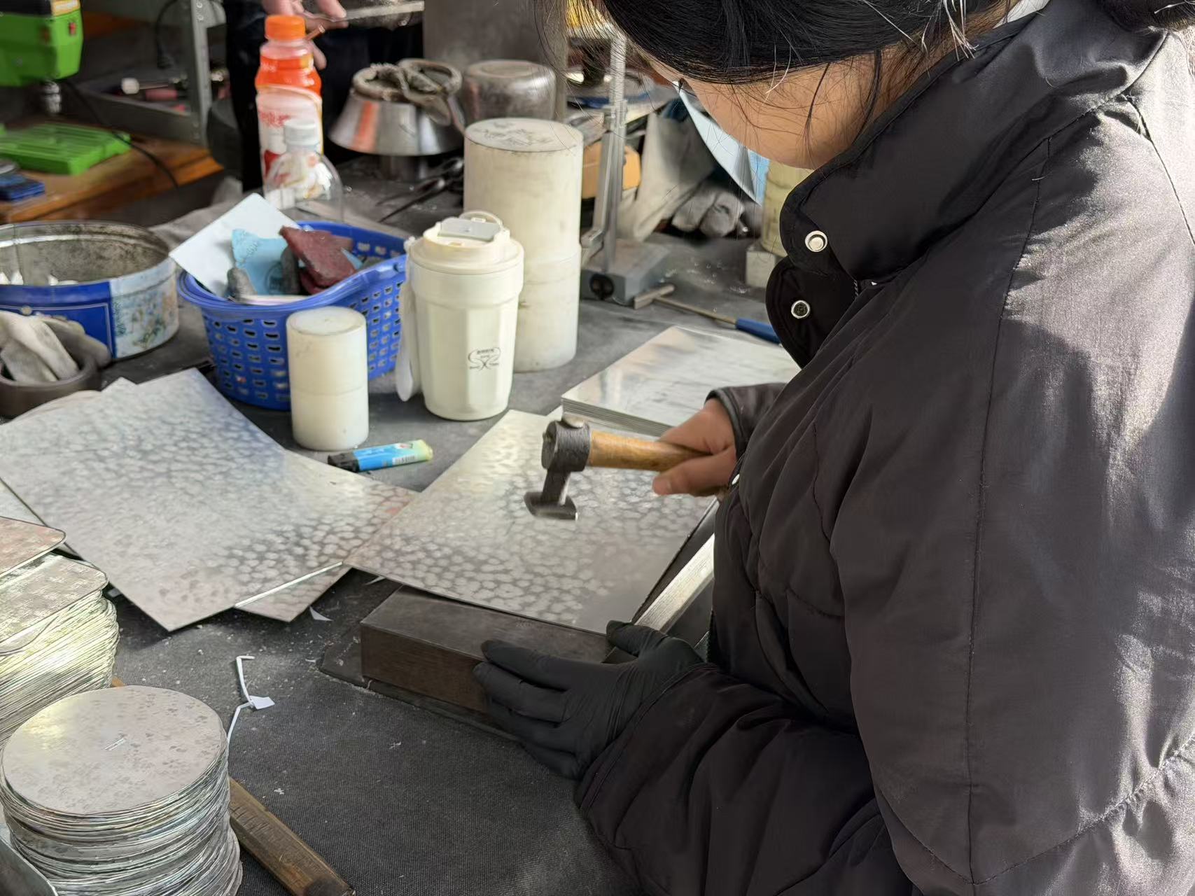 手工敲打过程 3